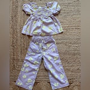 Gap girls 2 piece outfit, size 4T